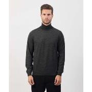 Pull BOSS Pull noir coupe slim en laine vierge