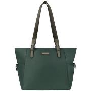 Sac a main Hexagona Sac cabas Ref 63705 Vert sapin 42*33*13 cm