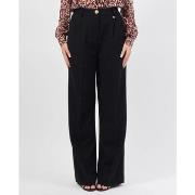 Pantalon Yes Zee Pantalon chino noir avec élastique