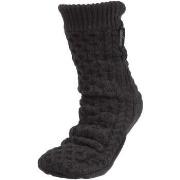 Chaussettes Isotoner Chaussettes fourrées Homme Noir torsadées