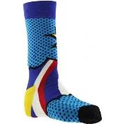 Chaussettes Happy socks Chaussettes Homme Coton DAD Bleu Jaune