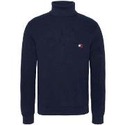 Sweat-shirt Tommy Jeans Slim Roll Neck Jumper Dark Night Navy