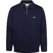 Sweat-shirt Lacoste Pull Zipper Bleu Foncé