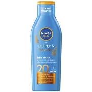 Protections solaires Nivea Sun Protege broncea Leche Spf20