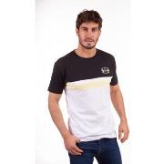 T-shirt Camberabero Tee-shirt manches courtes colorblock avec broderie...