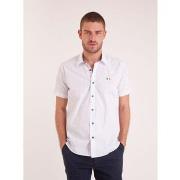 Chemise Camberabero Chemise blanche droite en popeline de coton