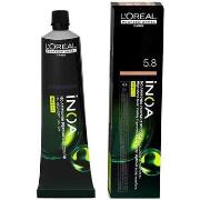 Colorations L'oréal Inoa Coloration Permanente Sans Ammoniaque 5.8 60 ...