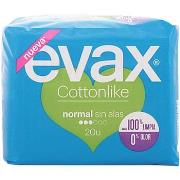 Accessoires corps Evax Cottonlike Compresas Normal Sin Alas 20 Uds