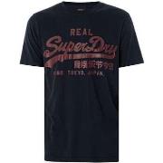 T-shirt Superdry T-shirt graphique classique avec logo vintage