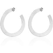 Boucles oreilles Agatha Ruiz de la Prada Créoles Lines argent effet vr...