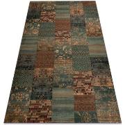 Tapis Rugsx Tapis en laine KASHQAI 4327 400 Patchwork 67x130 cm