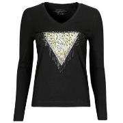 T-shirt Guess LS VN TRIANGLE TIGER TEE