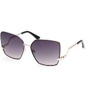 Lunettes de soleil Guess GU7814 Lunettes de soleil, Noir/Fumée, 62 mm