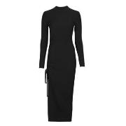 Robe MICHAEL Michael Kors MERINO RUCHED MIDI DRESS