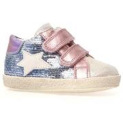 Boots enfant Falcotto ALNOITE SCRATCH GLITTER BLEU ET ROSE