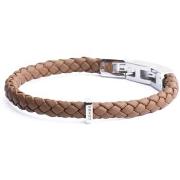 Bracelets Gemini Bracelet homme Gemini Una Light Brown M-L