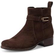 Bottines Tamaris Boots Plate Marron