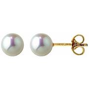 Boucles oreilles Brillaxis Boucles d'oreilles or perles de culture 5/5...