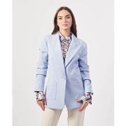 Veste Guess Blazer femme à simple boutonnage en créponne