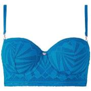 Rembourrés Morgan Soutien-gorge ampliforme coques moulées bleu Salomé