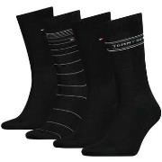 Chaussettes Tommy Hilfiger Four Pack Socks Gift Tin Set Black