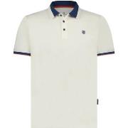 T-shirt State Of Art Polo Piqué Ecru