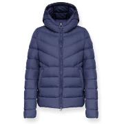 Veste Colmar Doudoune Tissu Mat Bleu Marine