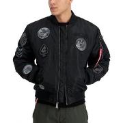 Veste Alpha Bomber Ma-1 Patch NoirNoir