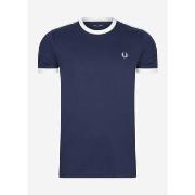 T-shirt Fred Perry T-shirt à rayures - bleu carbone