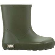 Bottes enfant IGOR Bottes de Pluie Barefoot Yogi Kaki