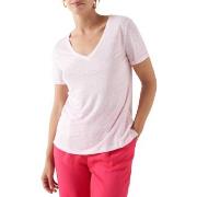 T-shirt Salsa Tee Shirt EN LIN Pink