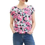 T-shirt Tom Tailor Tee Shirt Pink