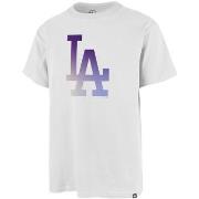 T-shirt '47 Brand 47 TEE MLB LOS ANGELES DODGERS ECHO WHITE WASH