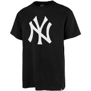 T-shirt '47 Brand 47 TEE MLB NEWYORK YANKEES BACKER JET BLACK