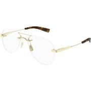 Lunettes de soleil Saint Laurent SL 745 Cadres Optiques, Or/Transparen...