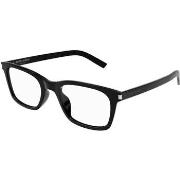 Lunettes de soleil Saint Laurent SL 718 SLIM Cadres Optiques, Noir/Tra...