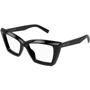 Lunettes de soleil Saint Laurent SL 657 OPT Cadres Optiques, Noir/Tran...