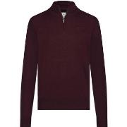 Sweat-shirt State Of Art Pull Half Zip Bordeaux