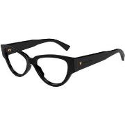 Lunettes de soleil Bottega Veneta BV1320O Cadres Optiques, Noir/Transp...