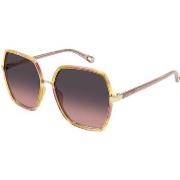 Lunettes de soleil Chloe CH0262S Lunettes de soleil, Havana/Rouge, 58 ...