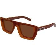 Lunettes de soleil Gucci GG1723S Lunettes de soleil, Maron/Marron, 51 ...