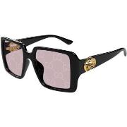 Lunettes de soleil Gucci GG1692S Lunettes de soleil, Noir/Rose, 54 mm