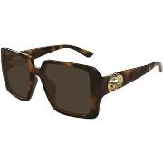 Lunettes de soleil Gucci GG1692S Lunettes de soleil, Havana/Marron, 54...