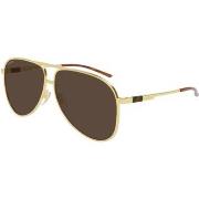 Lunettes de soleil Gucci GG1677S Lunettes de soleil, Or/Marron, 62 mm