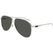 Lunettes de soleil Gucci GG1677S Lunettes de soleil, Argent/Gris, 62 m...