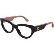 Lunettes de soleil Gucci GG1665O Cadres Optiques, Noir/Transparent, 53...