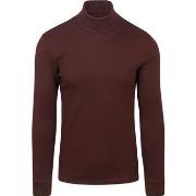 Sweat-shirt Marc O'Polo Pull Col Roulé Bordeaux