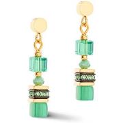 Boucles oreilles Coeur De Lion Boucles d'oreilles Mini Cubes vert