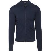 Sweat-shirt Suitable Cardigan Laine Cadir Marine