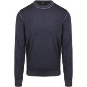 Sweat-shirt BOSS Pull Astefano Laine Marine